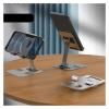BCJDIEIV Universal Foldable Desk Holder Mount Stand Fit for Mobile Holder Fit for Tablet Desktop Holder(Black) view 4
