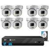 4COVR PoE PTZ Security Camera System 8 Channel 4K, 8X 8MP IP PTZ Camera Two Way Audio, 280 Pan 90 Tilt 5X Optical Zoom, Smart Color Night Vision, Human Vehicle Detection, NVR 2TB HDD, LY5XCP8M0808 view 1