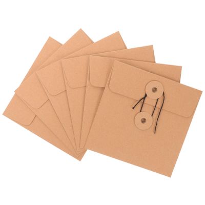 Uonlytech 10Pcs Paper CD Sleeves DVD Envelopes for Storage Protection Sturdy CD Holder for Organizing DVDs Paper Storage