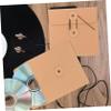 Uonlytech 10Pcs Paper CD Sleeves DVD Envelopes for Storage Protection Sturdy CD Holder for Organizing DVDs Paper Storage view 4