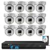4COVR 16 Channel PoE PTZ Security Camera System, 12X 5MP IP PTZ Camera Two Way Audio, 280 Pan 90 Tilt 5X Optical Zoom, Smart Color Night Vision, Human Vehicle Detection, 4K NVR 4TB HDD, LY5XCP5M1612 view 1