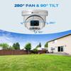 4COVR 16 Channel PoE PTZ Security Camera System, 12X 5MP IP PTZ Camera Two Way Audio, 280 Pan 90 Tilt 5X Optical Zoom, Smart Color Night Vision, Human Vehicle Detection, 4K NVR 4TB HDD, LY5XCP5M1612 view 2
