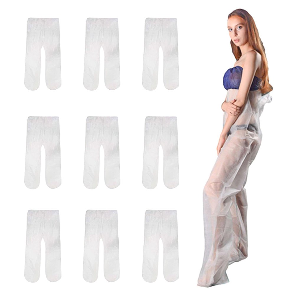 Elitzia 10-pack Disposable Non-Woven Protective Pants Long for Spa Beauty