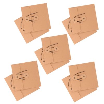 Gadpiparty 10Pcs Paper CD Sleeves CD DVD Envelopes for Design for Home Office and School Use Multipurpose CD Cases