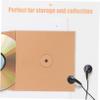 Gadpiparty 10Pcs Paper CD Sleeves CD DVD Envelopes for Design for Home Office and School Use Multipurpose CD Cases view 3