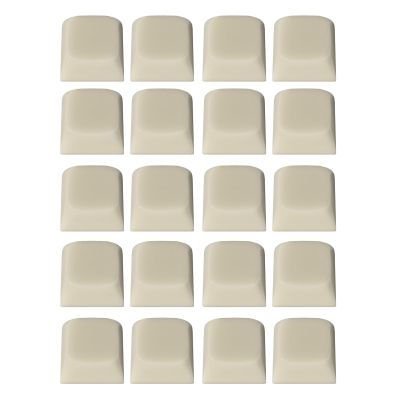20Pcs Jades Jelly Keycap Mechanical Keyboards 1U XDA Height Not Print Keycap Set for MX Switches