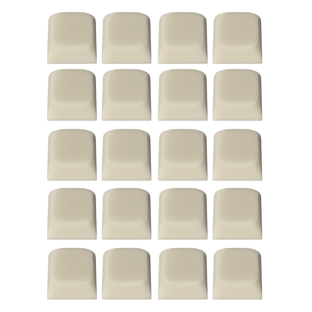 20Pcs Jades Jelly Keycap Mechanical Keyboards 1U XDA Height Not Print Keycap Set for MX Switches