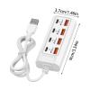 8 Port USB Extension Adapter with 4 USB and 4 Type C Adapter for Efficient Device Charging Tablet Laptop Mobile Phones view 4