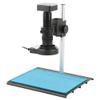 Lab Microscope Accessories 48MP 4K 2K Digital HDMI USB Microscope Touch Panel Camera 180X 200X 300X 500X C Mount Lens LED Light for Phone Repair Soldering(Blue,180X) view 1