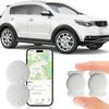 ZITTZ GPS Car Tracker,Tracker Device for Vehicles Work with Apple Find My(iOS Only),No Monthly Fee GPS Tracker,Car Tracker Device Hidden with Magnetic Case-White,2PCS view 1