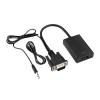 LINGQE Full HD to HDMI-Compatible Converter Adapter Cable 1080P with Output HD Adapter for PC to HDMI Projector view 1