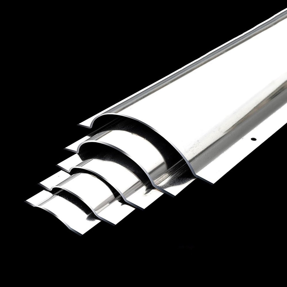 Extra Thick Aluminum Outdoor Cable Duct, Stainless Steel Cable Cover for Cable Management, Decorative Cable HiderLength 100cmThickness:1.2mm(Width 80mm)
