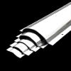 Extra Thick Aluminum Outdoor Cable Duct, Stainless Steel Cable Cover for Cable Management, Decorative Cable HiderLength 100cmThickness:1.2mm(Width 80mm) view 1