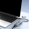 Aluminum USB Type C to RJ45 Networking Adapter 5Gbps Aluminum Case for Efficient Data Transfer view 2