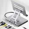 8/9 in 1 USB C Docking Station for Tablets USB C Hubs Type C to 4K 60Hz 5Gbps USB3.0 1000Mbps Adapter for PC Laptop view 2