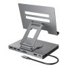 8/9 in 1 USB C Docking Station for Tablets USB C Hubs Type C to 4K 60Hz 5Gbps USB3.0 1000Mbps Adapter for PC Laptop view 3