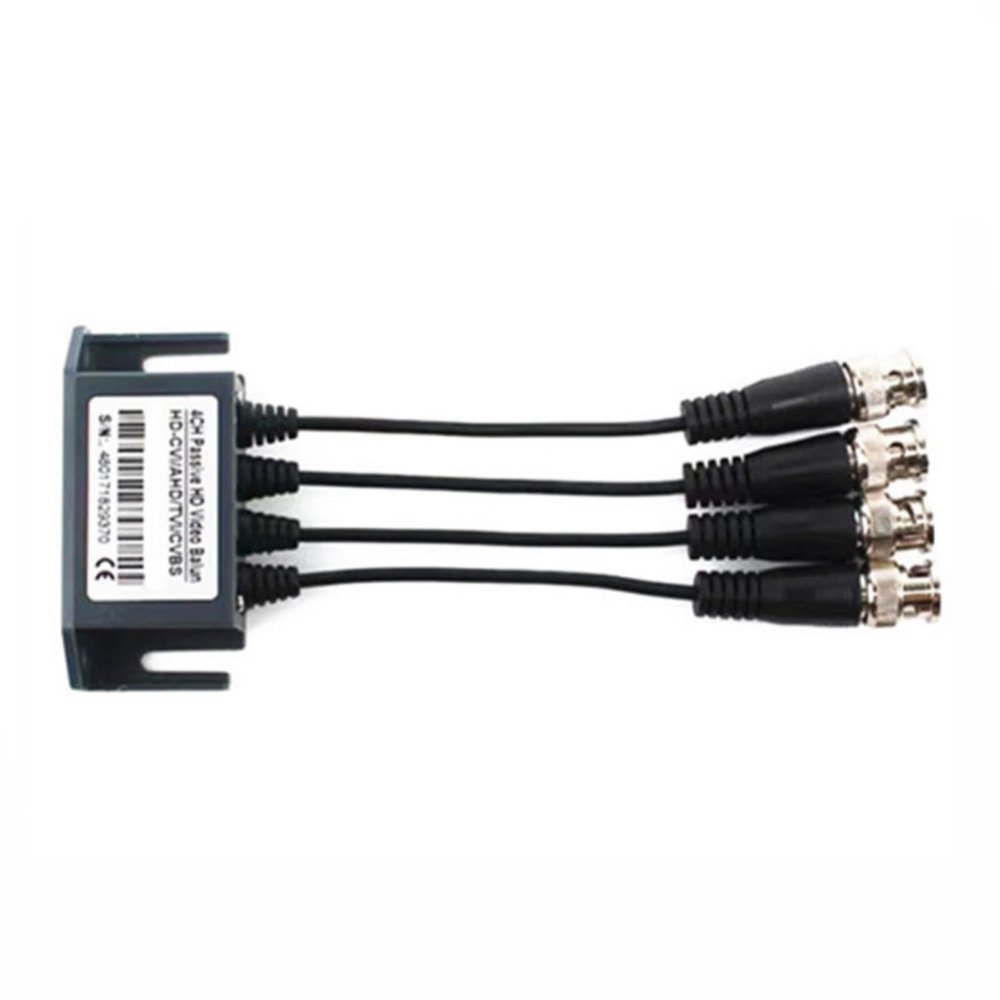 Easy Installation Twisted Transmitter 4Port BNC Signals Boosters for Enhances CCTV Coverage CVBS