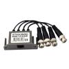 Easy Installation Twisted Transmitter 4Port BNC Signals Boosters for Enhances CCTV Coverage CVBS view 3