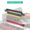 Efficient PCIE 5.0 X16 Rising Card PCIExpress X16 Graphics Card Extension for Computer and Enhances Cooling view 2
