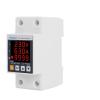 63A 230V Display Din Rail Adjustable Over Under Voltage Surge Protector Relay Over Current Protect Kwh Power watt Meter view 1