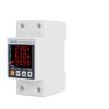 63A 230V Display Din Rail Adjustable Over Under Voltage Surge Protector Relay Over Current Protect Kwh Power watt Meter view 3