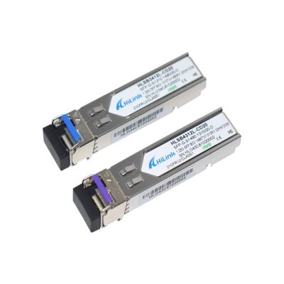 1000BASE DWM SFP T1310nm/R1490nm 20KM LC/SC SFP Transceiver DOM(1 pairs SC)