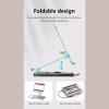 10 Port Laptop Docking Station with 360 Degree Rotate Base and Comprehensive Device Protections Aluminum Alloy view 3