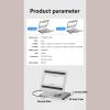 10 Port Laptop Docking Station with 360 Degree Rotate Base and Comprehensive Device Protections Aluminum Alloy view 4