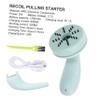 Alipis Portable Handheld Vacuum Cleaner Mini USB Rechargeable Cordless Tabletop Dust Collector for Keyboard Desk Cleaning Blue view 3