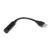 DIYEAH Portable Mini USB Microphone for PC and Laptop Condenser Mic for Gaming Streaming and Meetings Black view 1
