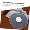 Luxshiny 100pcs Vinyl Records Albums Static Sleeves Album Covers Static Pouches Protective Sleeves view 3