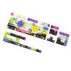 130Key Keycap Original Height Side Engraved Translucent Keycaps Heat Sublimated for Mechanical Keyboards view 1