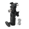 DIYEAH 2pcs Metal Flash Holder Bracket for Light Stand Flash Mount Umbrella Holder DSLR Camera Bracket Adjustable Joint view 1