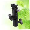 DIYEAH 2pcs Metal Flash Holder Bracket for Light Stand Flash Mount Umbrella Holder DSLR Camera Bracket Adjustable Joint view 4