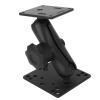 Gavigain 1.5 Inch Double Ball Mount with Two AMPS Plates Double Socket Arm for Fish Finder Tablet Mounting view 3
