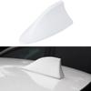Universal Car Shark Fin Antenna, White, Decorative Roof Mount view 1