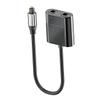 KALLORY Optical Fiber Splitter Out Portable Audio Splitter for Home Theater Tv Sound Bar Compact Design Supports Uncompressed Surround Sound Easy Connectivity view 1