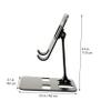 balacoo Mobile Phone Tablet Stand Multi Angle Holder Portable Foldable Design Skid Base for Desk Office Home and Travel Sleek Finish view 2