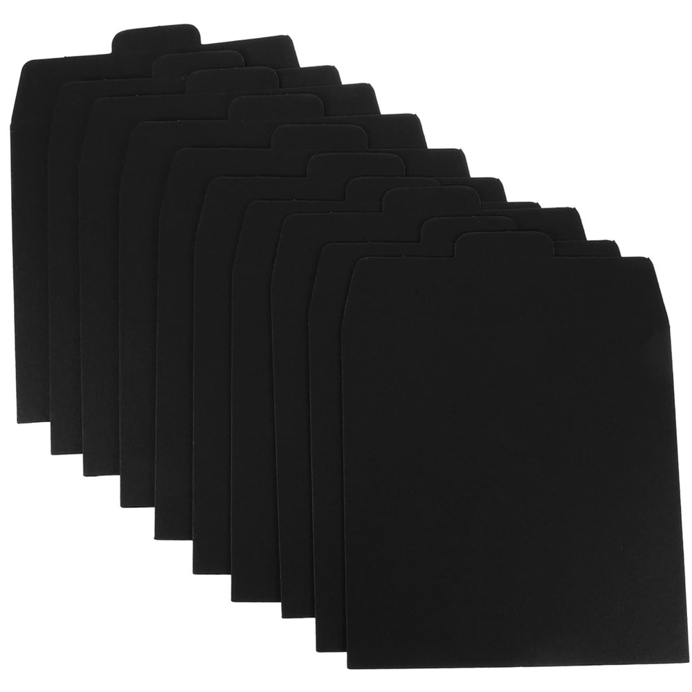 Mobestech 20pcs Paper CD Sleeves Envelopes for CD DVD Storage Protects Against Scratches for Home Office School and Collectors