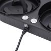 Dual Head Car USB Fan, 3 Speed DC 5V 360 Rotation Quiet Vehicle Cooling Fan for Sedans SUVs RVs Trucks, Suitable for sedans, SUVs, RVs and Trucks (Black) view 3