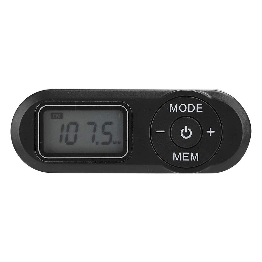 AM FM Radio, Mini Digital Tuning Portable Radio with Headphones, 1.1 Inch LCD Display, FM 64-108MHz Small Player for Walking, Jogging