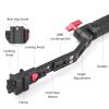Acouto RS Series Sling Handgrip Adjustable Gimbal Handle Clamp Non Slip Rubber Pad with 1/4 3/8 Thread Cold Shoe Mount for Accessories Expansion view 4