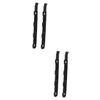 NUOBESTY 1 Pair Hard Drive Rail Bracket for Durable Plastic Mounting Rail for Computer to Install with Reliable Stabilization Features for Chassis Upgrade view 1