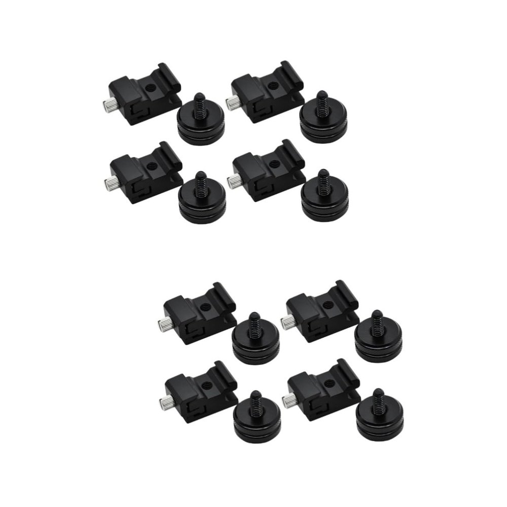 NUOBESTY 16pcs Tripod Screw Adapter Flash Stand Adapter for Camera Rig Cold Shoe Mount Compatible Screws for Tripods Accessories