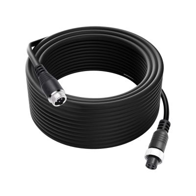 QMQJIA Camera Cable 4Pin Flexible Lengths Aviation Video Extension CableFor Commercial Trucks and Buses Vehicle Backup Cord