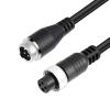QMQJIA Camera Cable 4Pin Flexible Lengths Aviation Video Extension CableFor Commercial Trucks and Buses Vehicle Backup Cord view 4