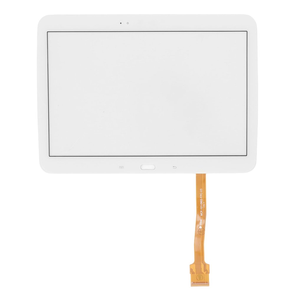 Mtlavishness Touch Screen Digitizer Replacement Glass with Great Touch Feel and Rigorous Testing for Tab 3 10.1 Inch Tablet PC Suitable for Repairing Broken Screens (White)