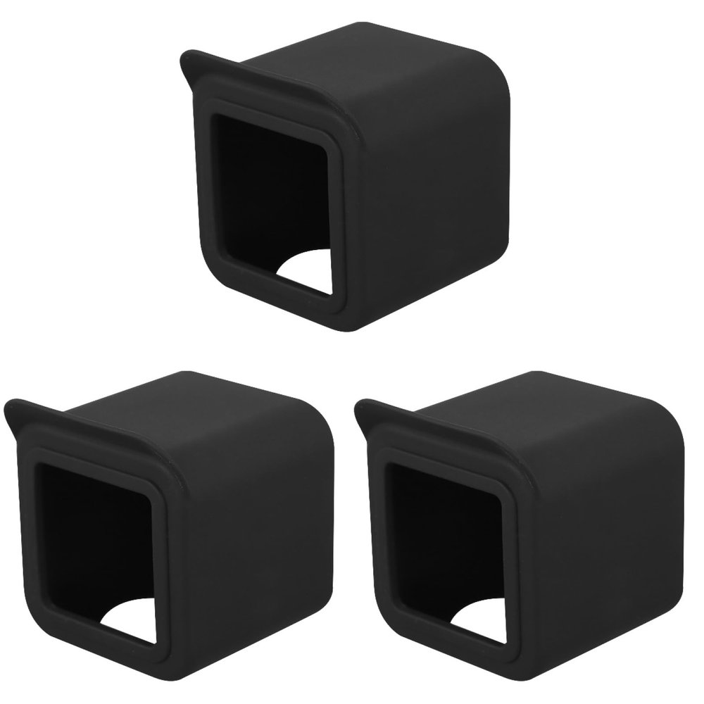 DIYEAH Silicone Security Camera Cover Compatible with Wyze Cam V3 Protective Case Dustproof Rainproof Flexible Installation Camera Protective Case 3 Pack
