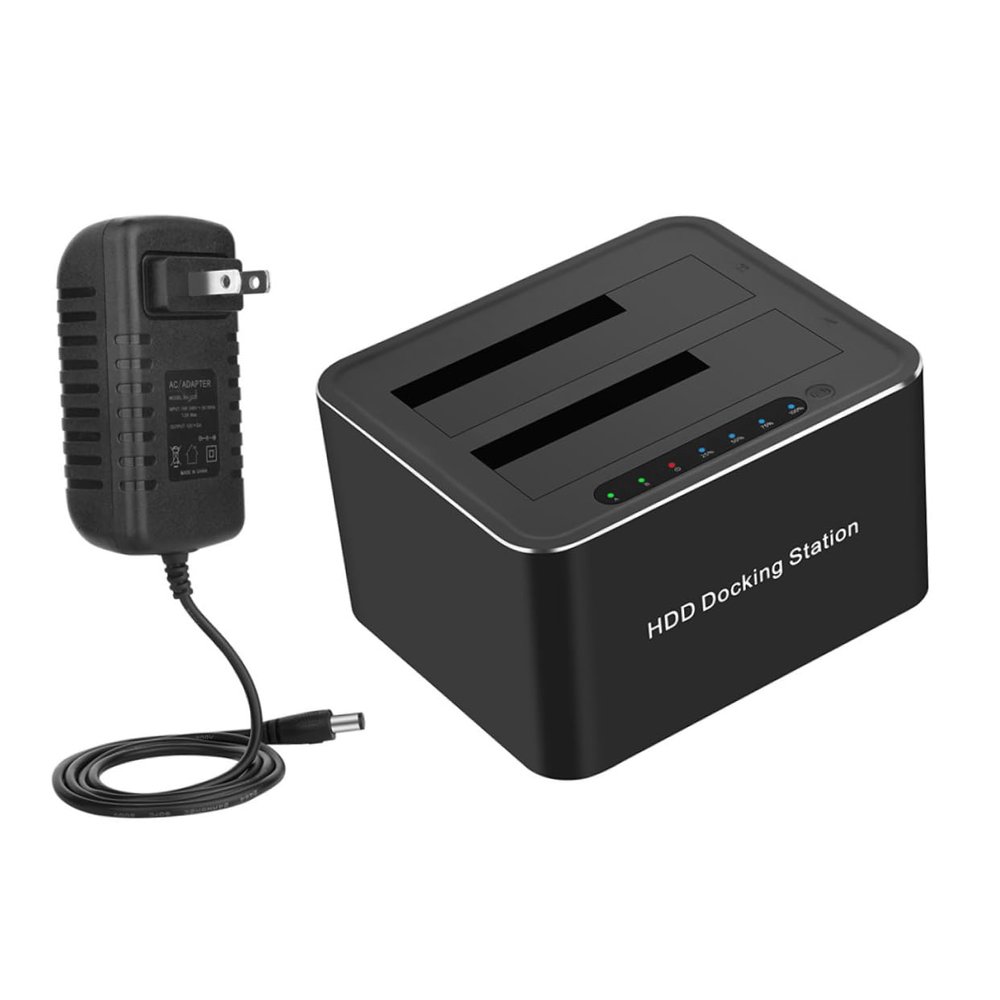 Housoutil to USB Hard Drive Dock External Ssd Reader No Driver Needed Support Drives Clone Function Us Plug