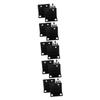 HANABASS 5sets 2pcs Corner Bracket Multifunctional Shaped Bracket for Desk Speaker Cabinets Compact Design for Easy Installation Compatible with Various Microphone Models 2pcs*5 view 1